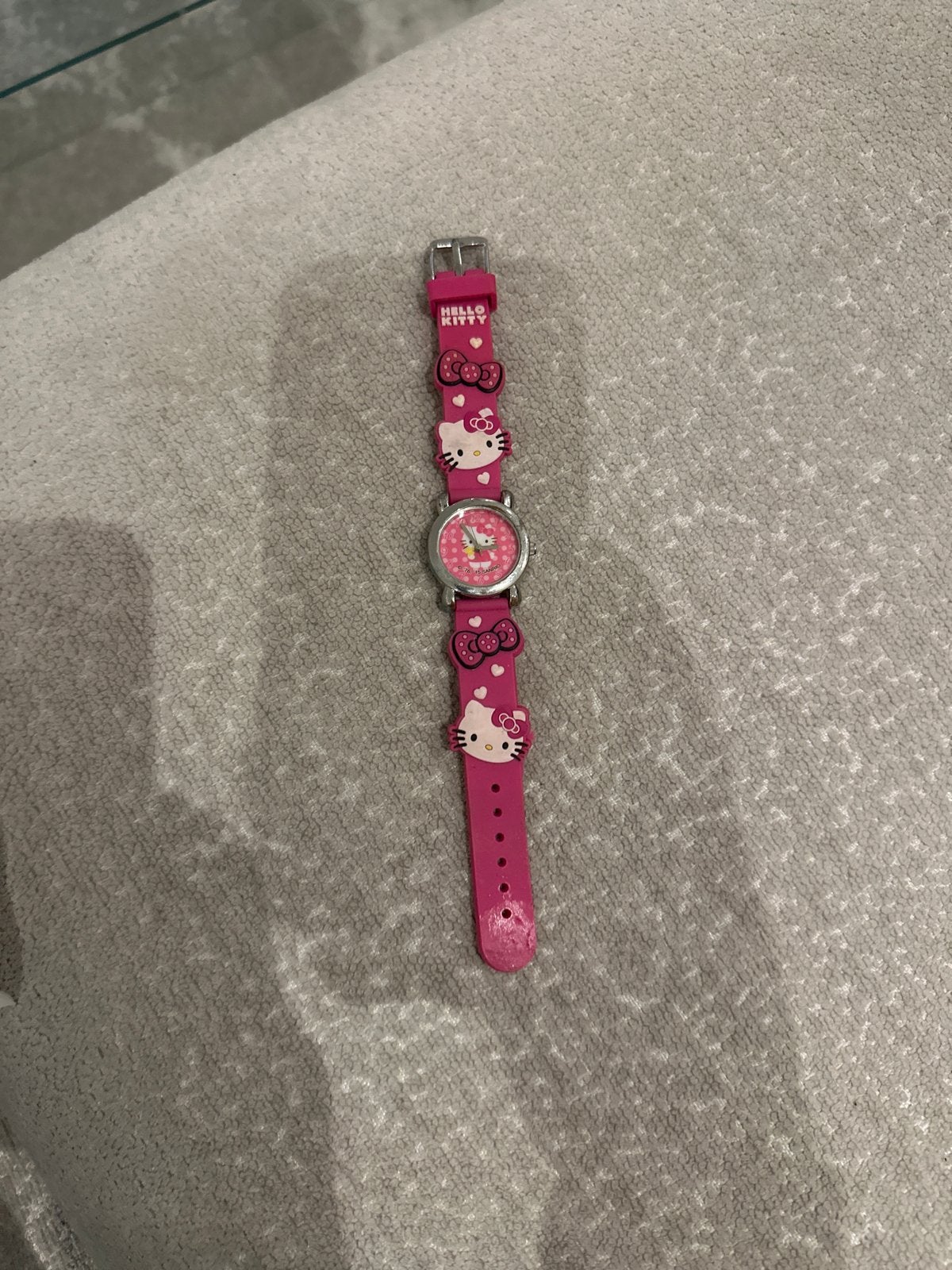 Hello Kitty Horloge voor Meisjes - Roze, Ophalen of Verzenden, Gebruikt, Roze, Meisje