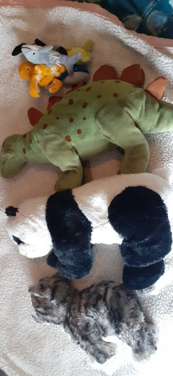 Ikea poes dino panda zeedieren, Kinderen en Baby's, Speelgoed | Knuffels en Pluche, Ophalen of Verzenden, Gebruikt, Overige typen