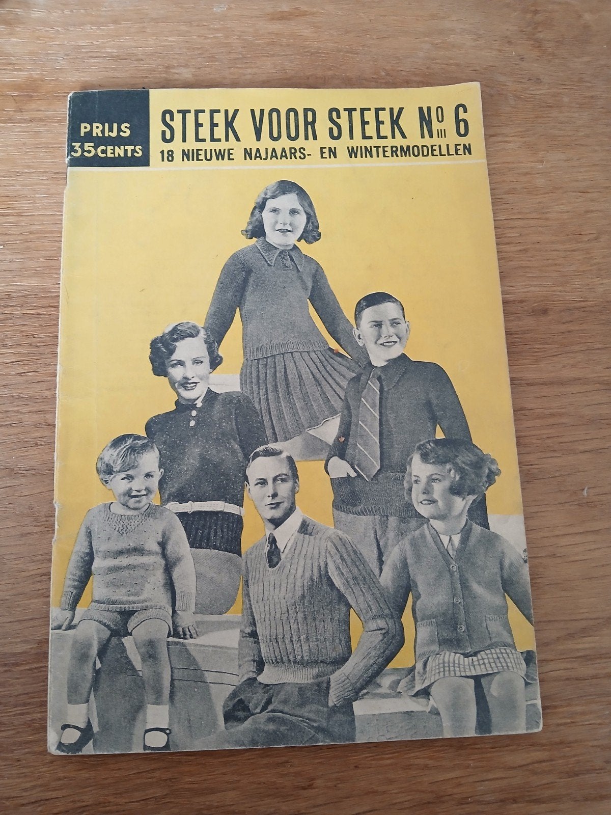 Steek voor Steek No. 6 - najaars- en wintermodellen, Het Nieuwe Modeblad, Ophalen of Verzenden, Gelezen, Breien en Haken