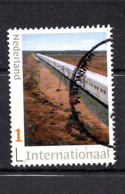 gestempelde zegel. Persoonlijke: Trein, internationaal, Ophalen of Verzenden, Na 1940, Gestempeld