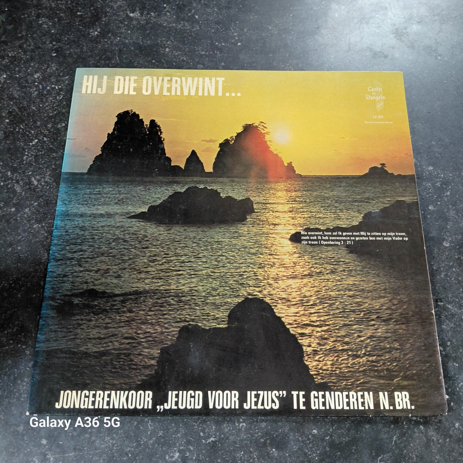 Jongerenkoor "Jeugd voor Jezus" - Hij Die Overwint..., Ophalen of Verzenden, Gebruikt, Album