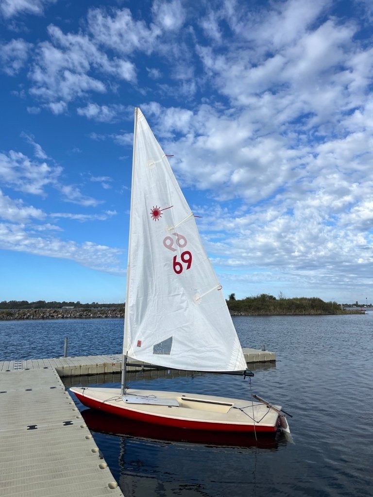 Laser zeilboot compleet, Ophalen, Gebruikt, Overige typen, Zeilboot