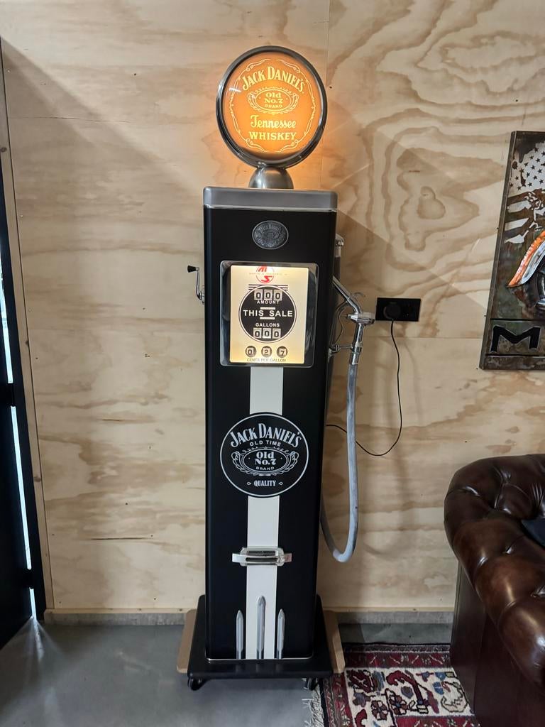 Harley-Davidson & Jack Daniel's Benzinepompen met LED, Motoren, Ophalen