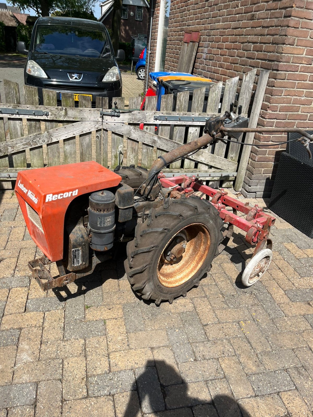 Hako tweewieligetuin tractor diesel, Ophalen, Gebruikt