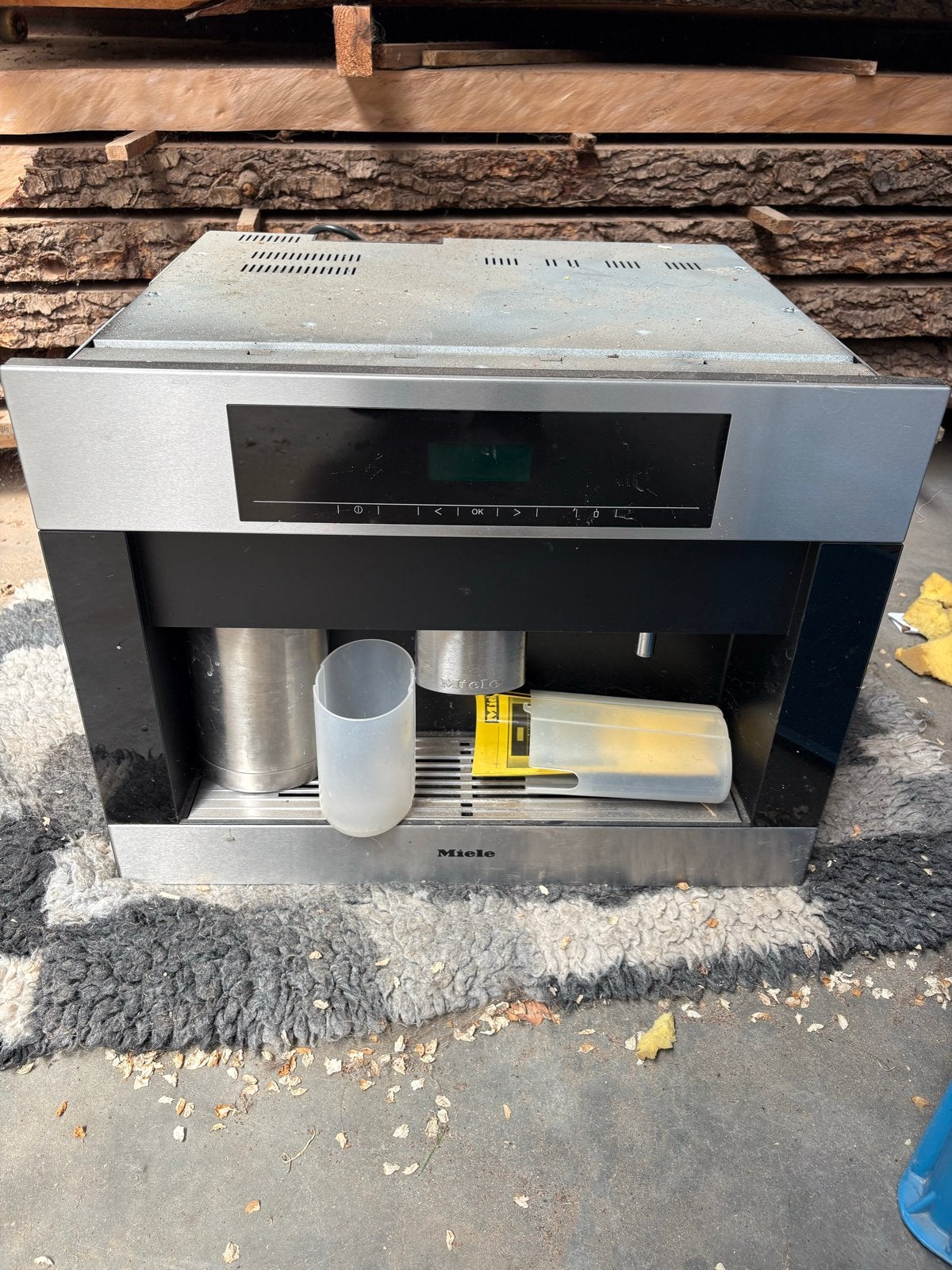 Miele Inbouw Koffiemachine - Werkt perfect, Ophalen, Gebruikt, Koffiemachine, Koffiebonen