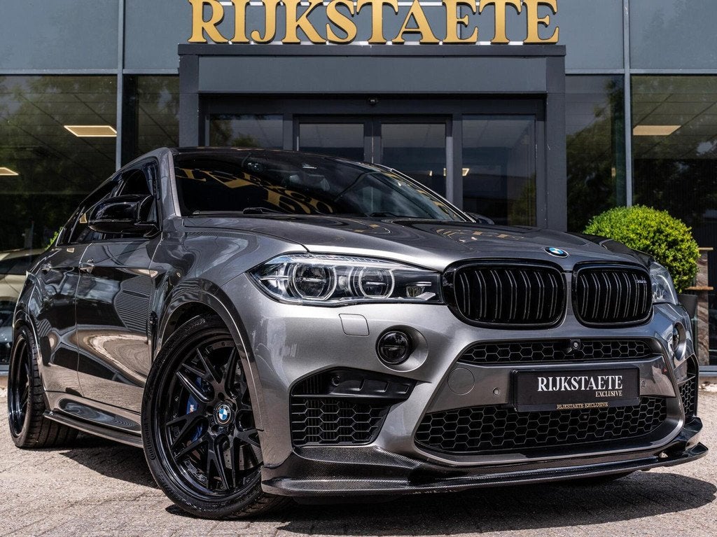 BMW X6M|575 PK|CARBON|MEMORY|LED|HEAD-UP|CAMERA|22'', Auto's, BMW, Automaat, 2240 kg, Gebruikt, Bedrijf