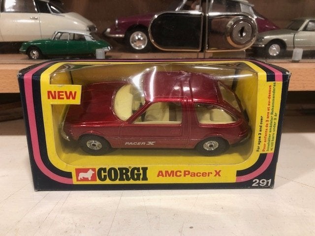 1:32 - 36 AMC Pacer X Corgi in doos, Ophalen of Verzenden, Gebruikt, Auto, Corgi