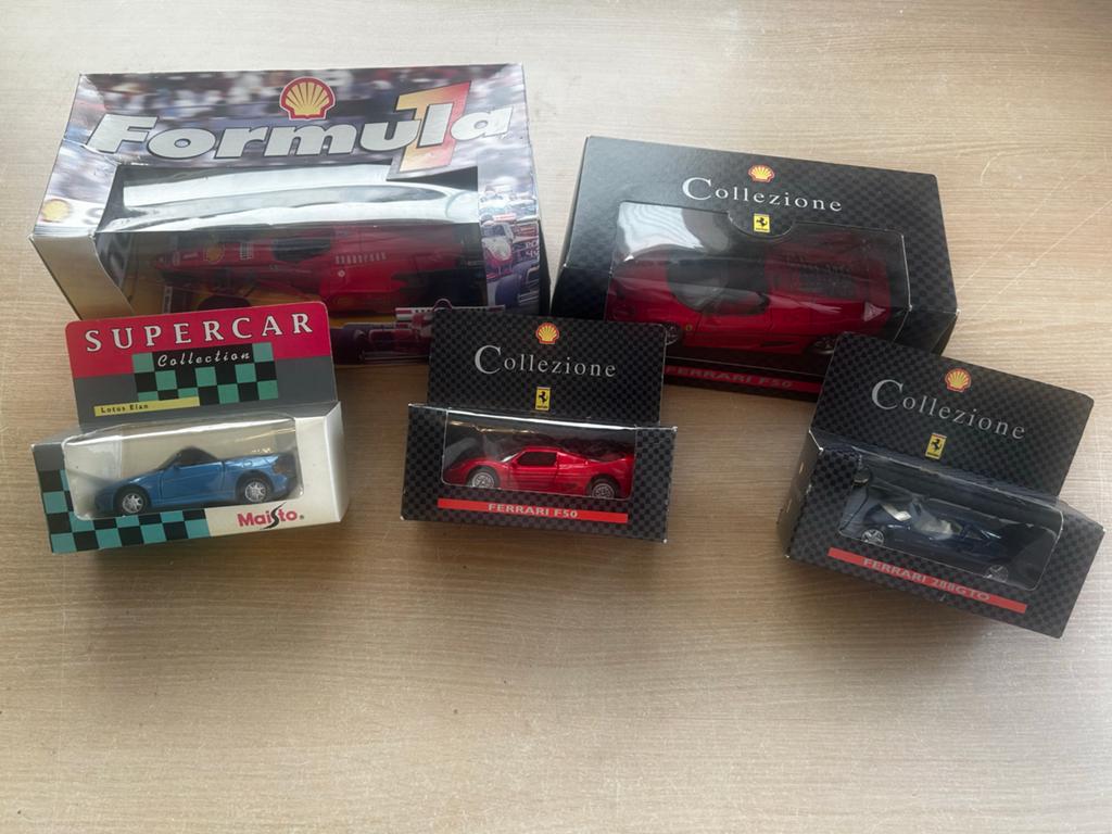 Mooie set modelauto's Shell Collezione Ferrari & Maisto, Ophalen of Verzenden, Auto