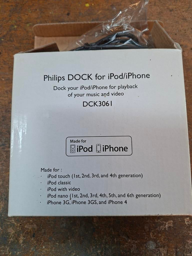 Philips  Dock for iPod., Ophalen of Verzenden, Nieuw