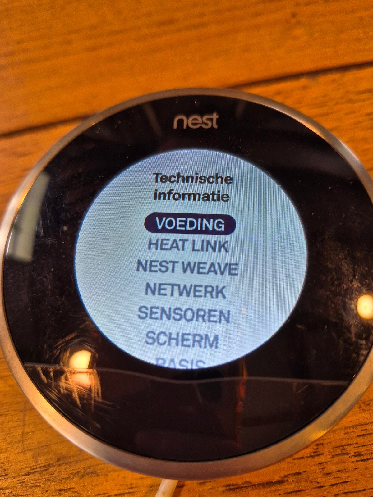 Google Nest Learning Thermostat 3e generatie Display Scherm, Ophalen, Slimme thermostaat, Gebruikt