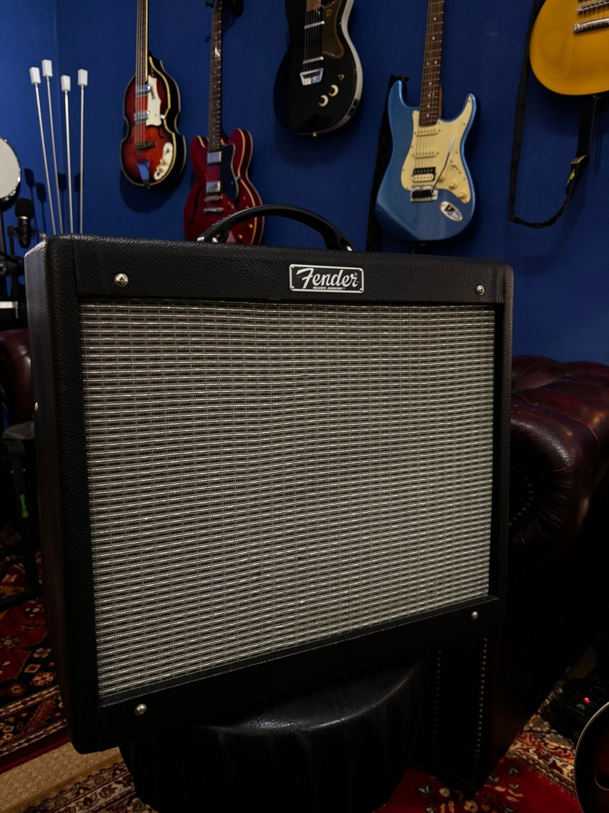 Fender Blues Junior III amp, Muziek en Instrumenten, Versterkers | Bas en Gitaar, Ophalen, Zo goed als nieuw, Minder dan 50 watt