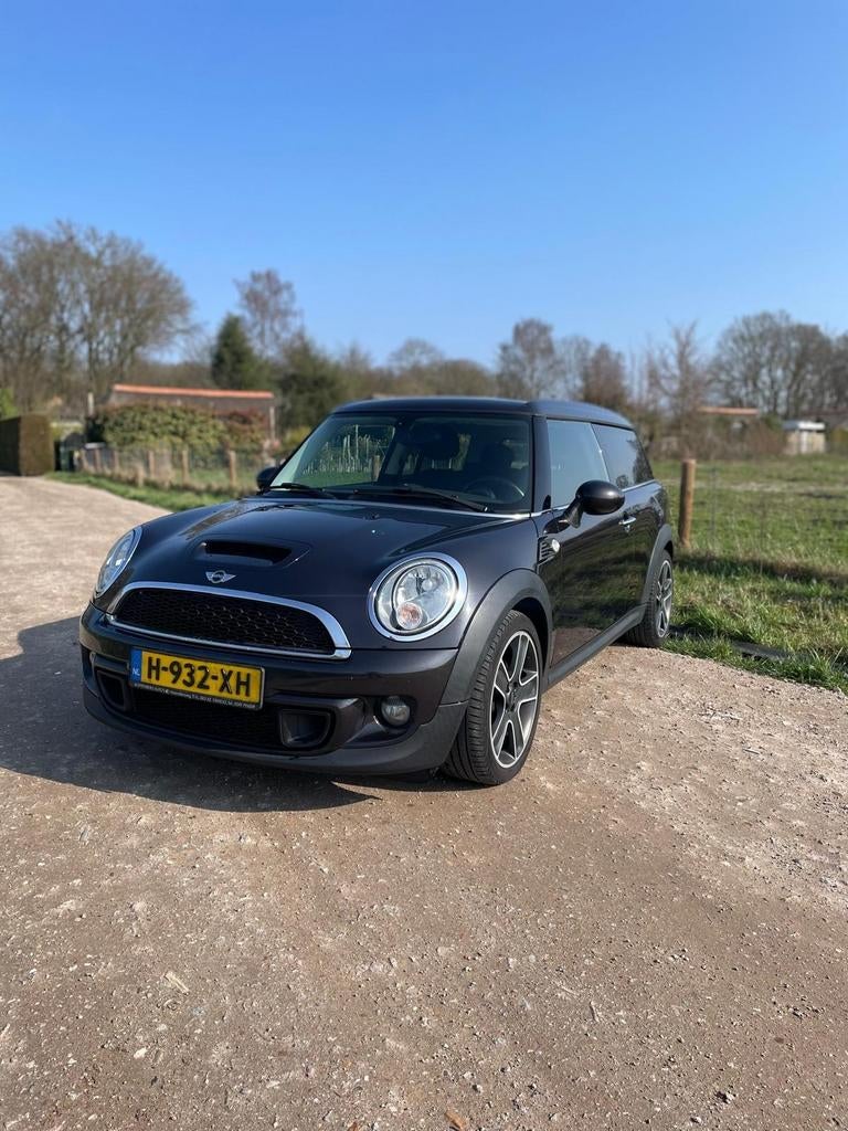 Mini Clubman 1.6 D ONE 2013 Bruin, nieuwe Apk, airco, zuinig, Auto's, Voorwielaandrijving, Stof, 4 cilinders, Bruin