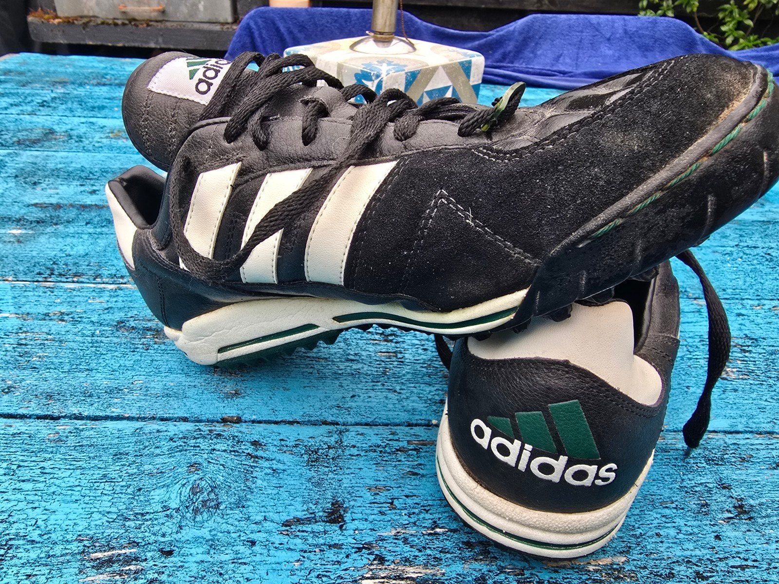 Adidas hockeyschoenen - Zwart/Wit - Maat 43,5/50 (M), Ophalen, Zwart, Overige typen, Overige maten