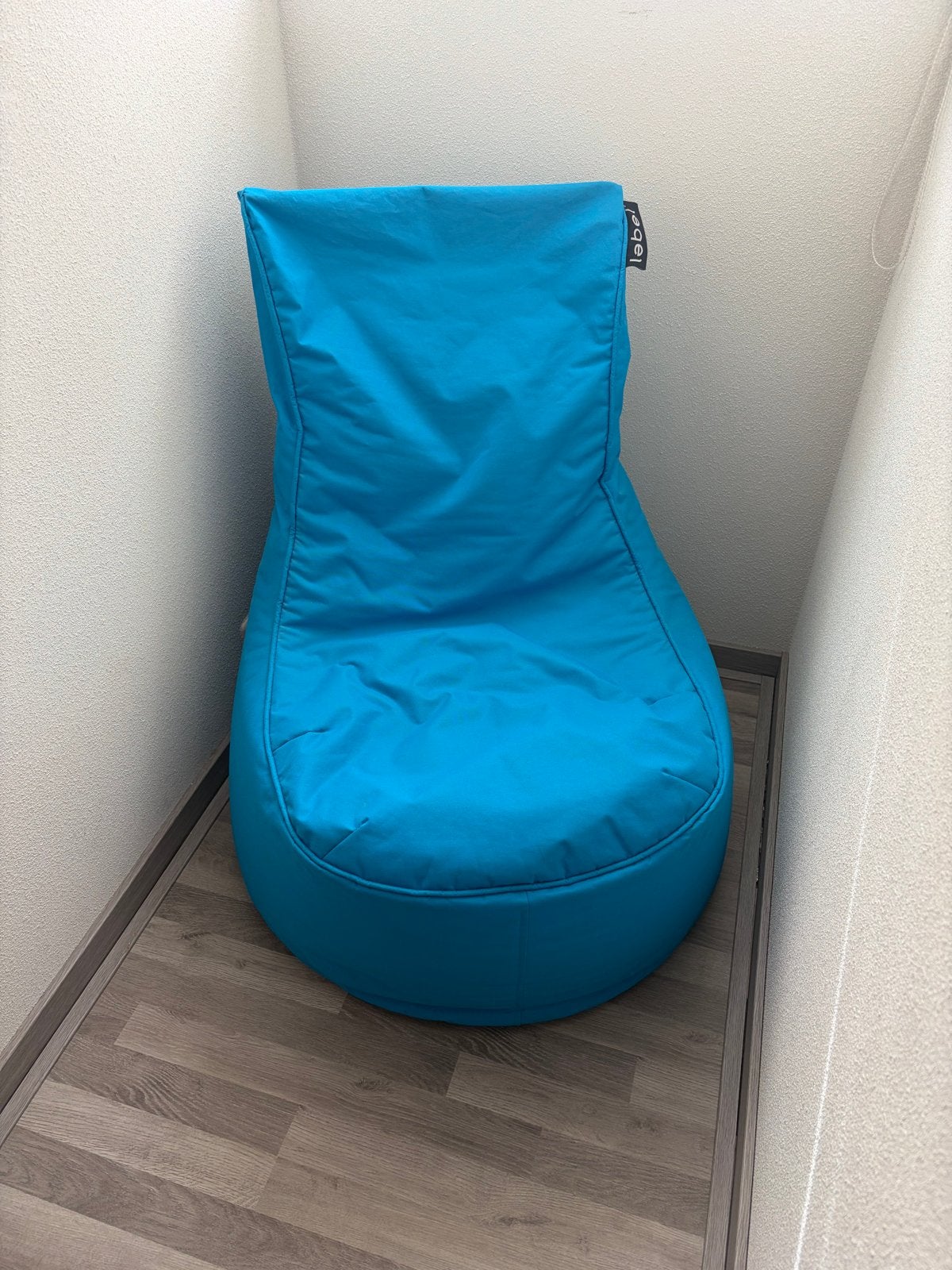 Blauwe zitzak - Comfortabel en stijlvol, Ophalen, Gebruikt, Blauw, Zitzak