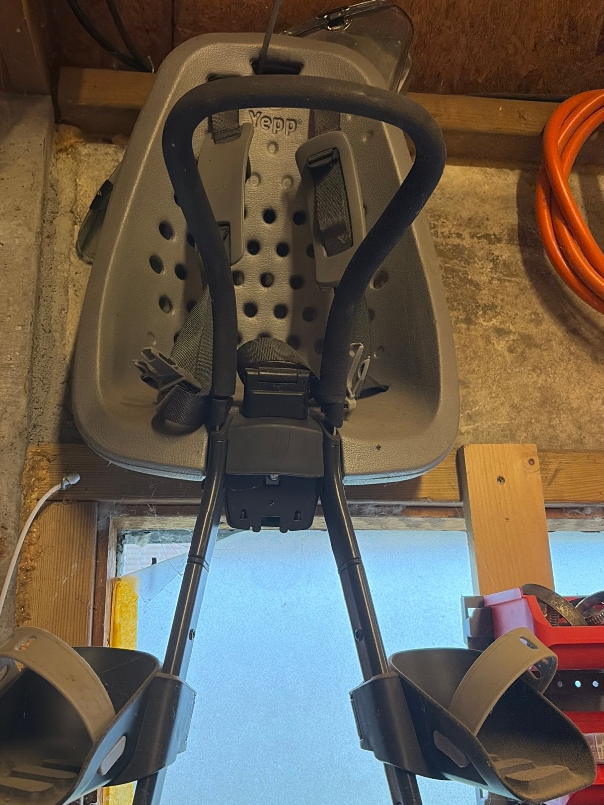 Yepp fietszitje zonder bevestiging aan stuur, Fietsen en Brommers, Ophalen, 0 t/m 18 kg, Voorzitje, Gebruikt