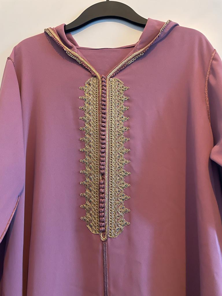 Prachtige djellaba, ideaal voor El Eid, Ophalen of Verzenden, Zo goed als nieuw, Paars
