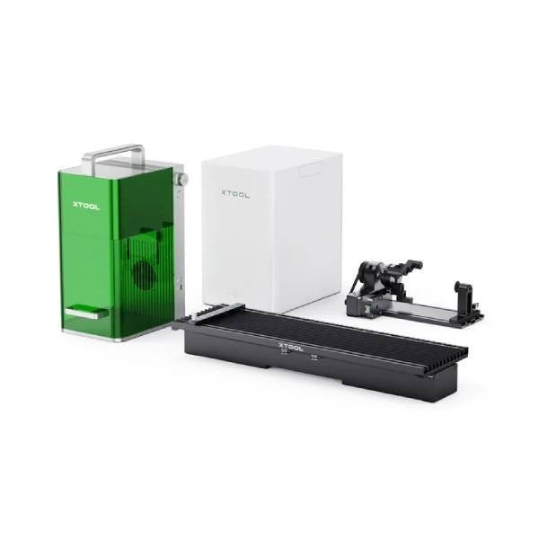 xTool F1 10W Lasergraveerder – Deluxe Bundle – ZGAN, Ophalen of Verzenden, Zo goed als nieuw, Overige onderwerpen