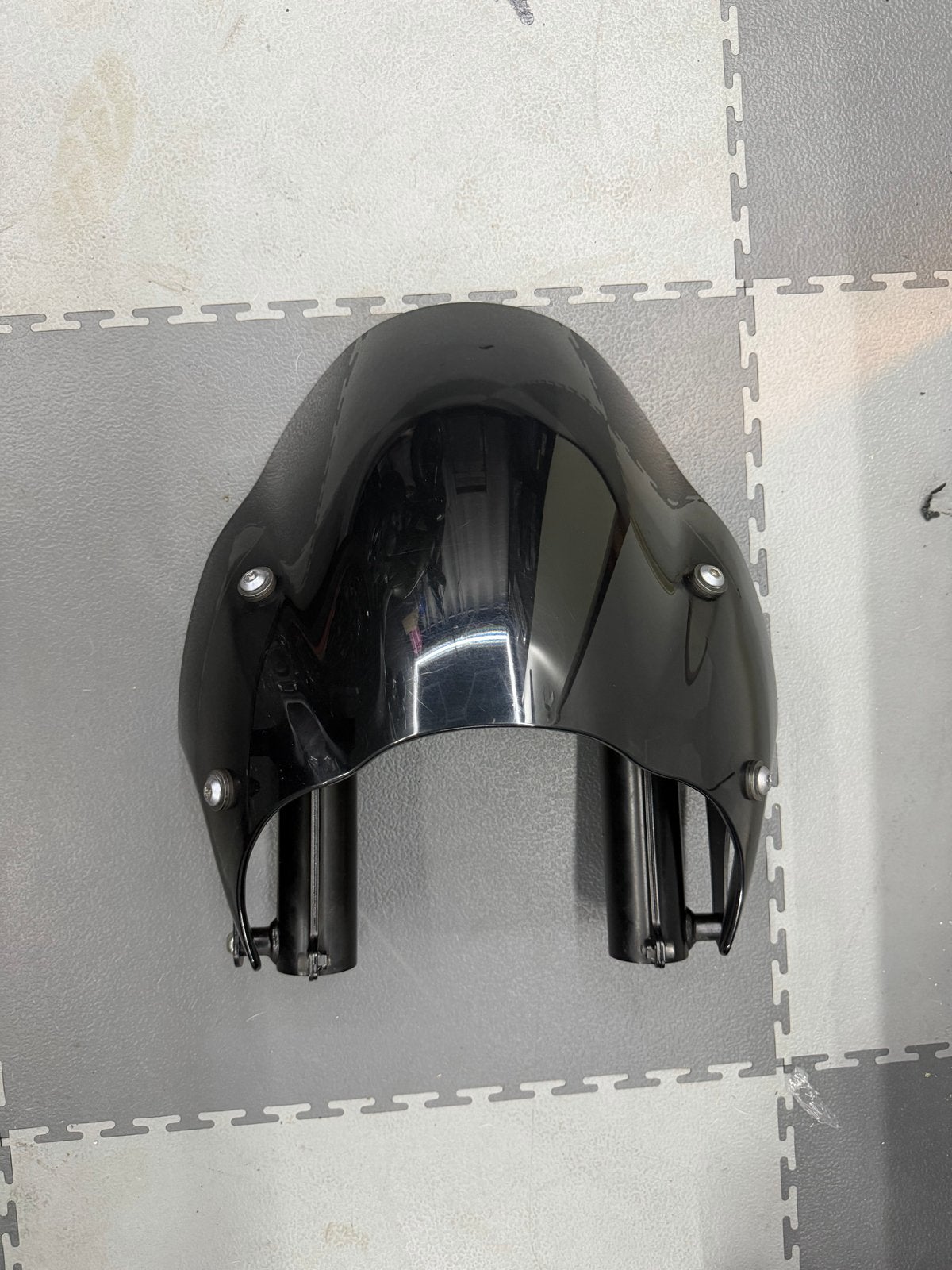 Gesmoked windscherm Kawasaki Vulcan S650  inclusief beugels, Ophalen, Gebruikt