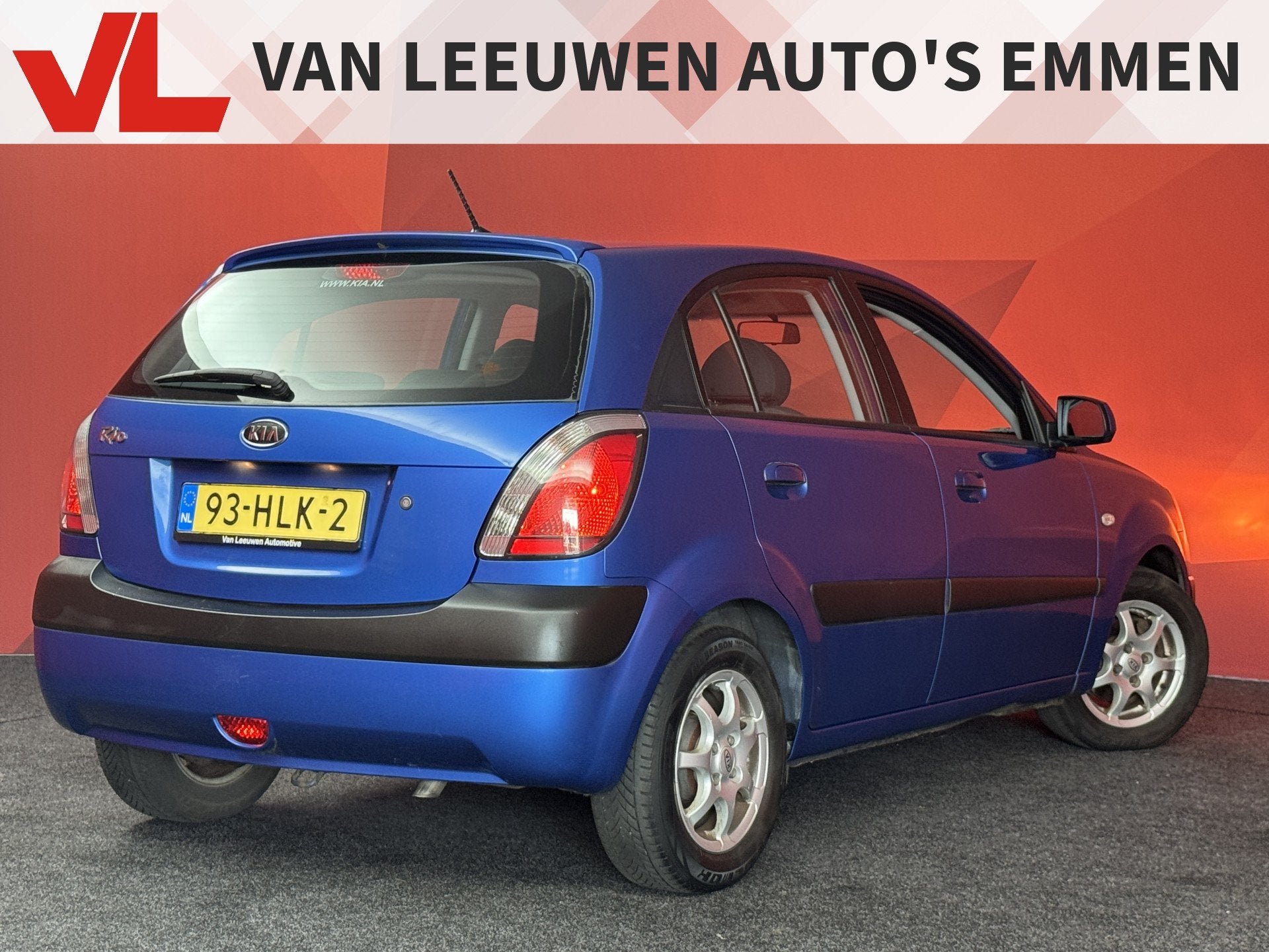 Kia Rio 1.4 X-pect | Airco | open dakje! (bj 2009), Auto's, Voorwielaandrijving, Stof, Gebruikt, Zwart