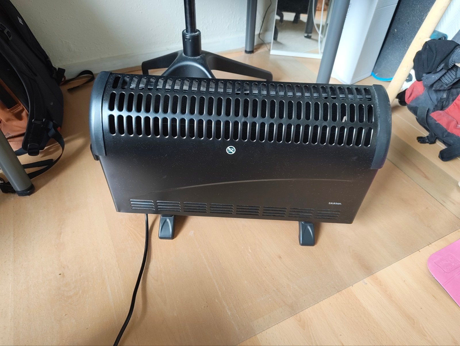 Convector kachel van de Blokker 750-1500W, Ophalen, Zo goed als nieuw, Vrijstaande haard