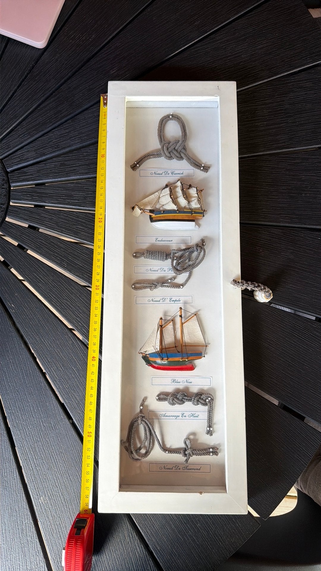 Vintage maritiem knopenbord, Ophalen of Verzenden, Zo goed als nieuw