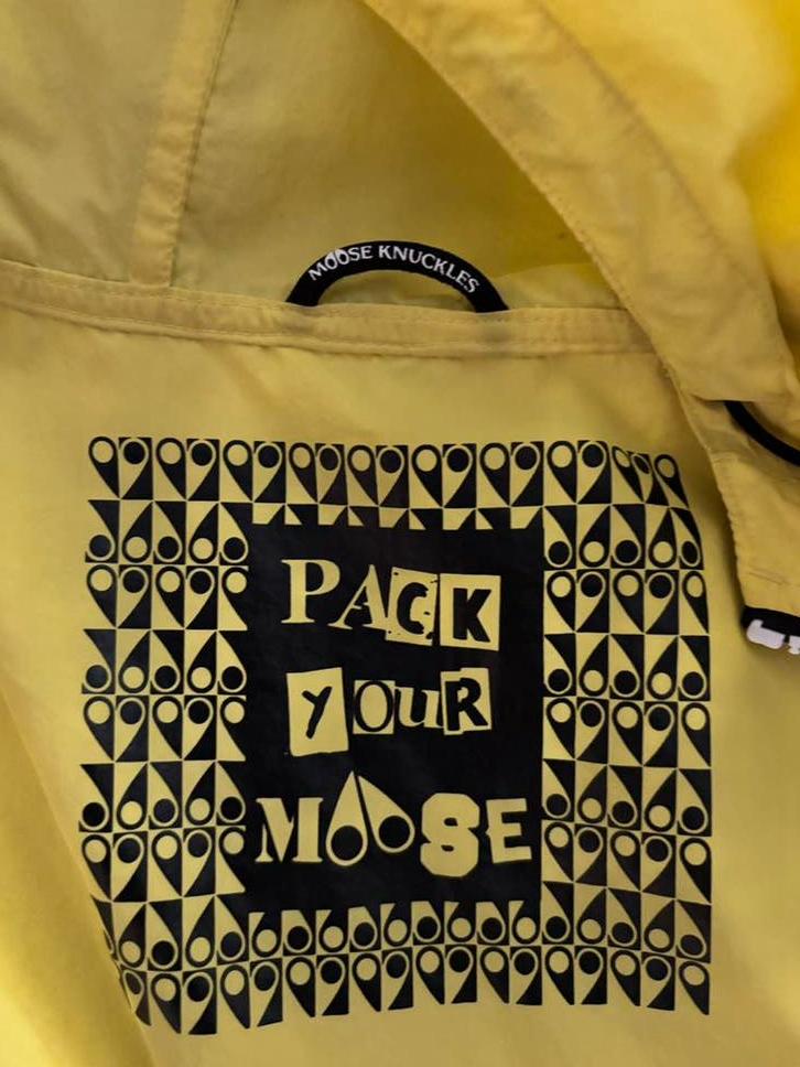 Originele Moose Knuckles travel zomerjas XXL/XXXL, Ophalen of Verzenden, Zo goed als nieuw, Overige maten, Geel