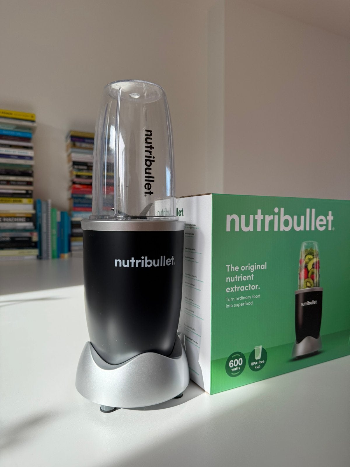 Nutribullet Original 600W Blender, Ophalen of Verzenden, Zo goed als nieuw, Blender