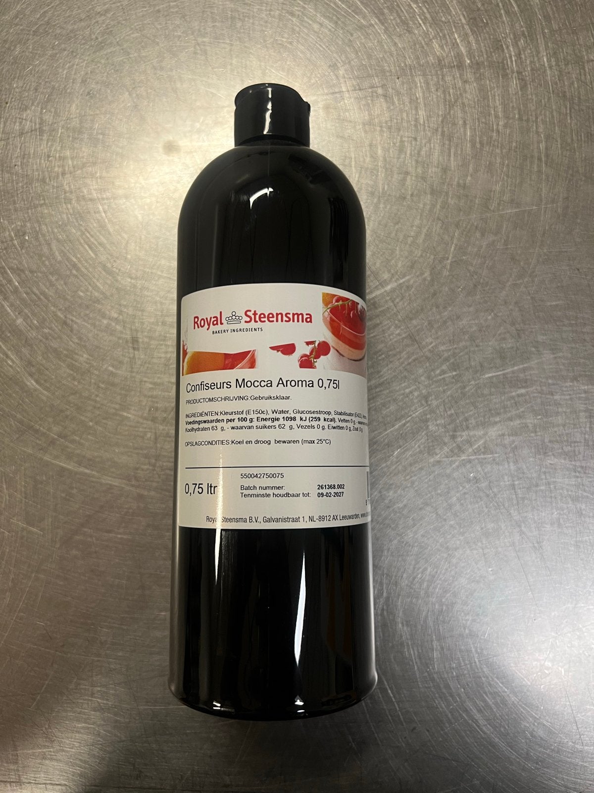 Royal Steensma Confiseurs Mocca Aroma 0,75L, Ophalen of Verzenden