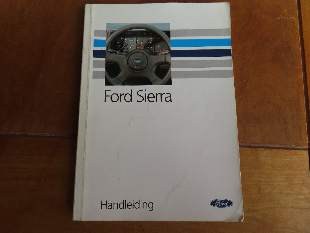 Instructieboek Ford Sierra +Sierra 2.9i V6, Sierra Cosworth, Ophalen of Verzenden