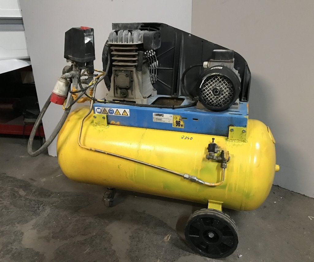 Compressor, Abac, B 2800-100 CT 2, 400 volt, Ophalen, Gebruikt, 200 tot 400 liter/min, Mobiel