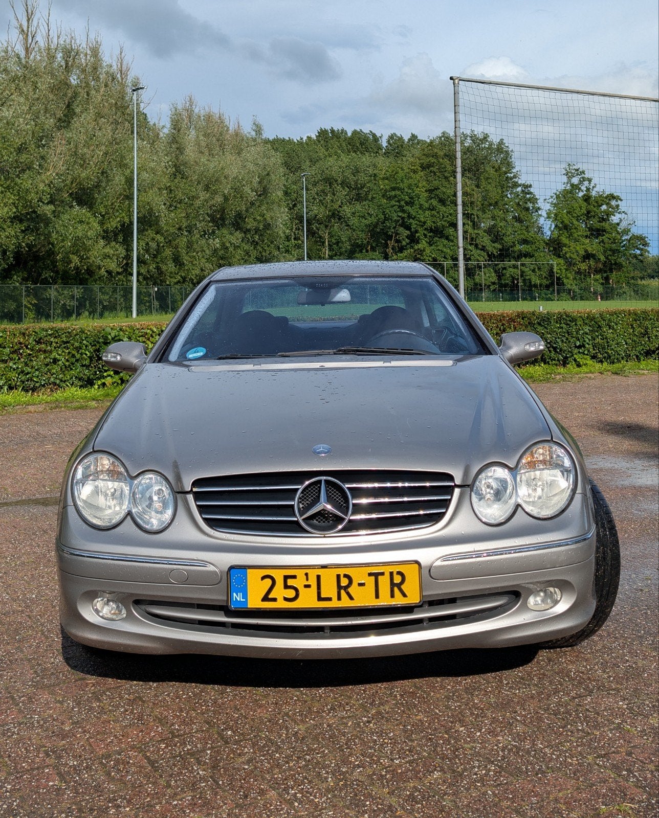 Mercedes-Benz CLK 1.8 Clk200 Kompressor Coupe 2003 met navi, Auto's, Achterwielaandrijving, 1440 kg, 4 cilinders, 4 stoelen