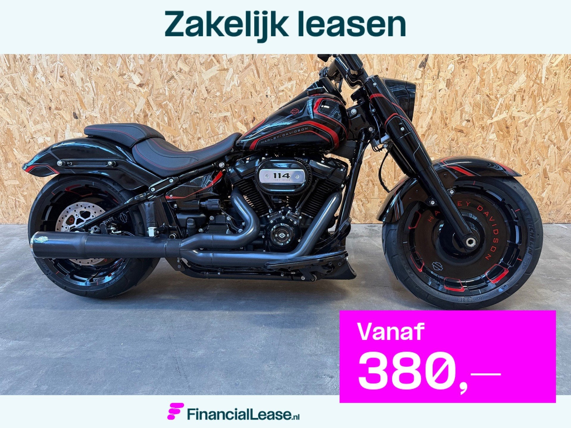 Harley Davidson Fatboy 114 special fat boy mooi!, Chopper, Bedrijf, Meer dan 35 kW, ABS