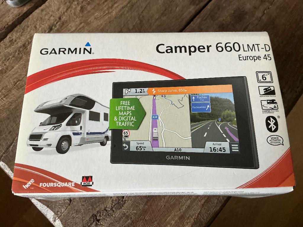 Camper navigatie / Garmin Camper 660 LMT-D, Auto diversen, Autonavigatie, Ophalen of Verzenden, Zo goed als nieuw