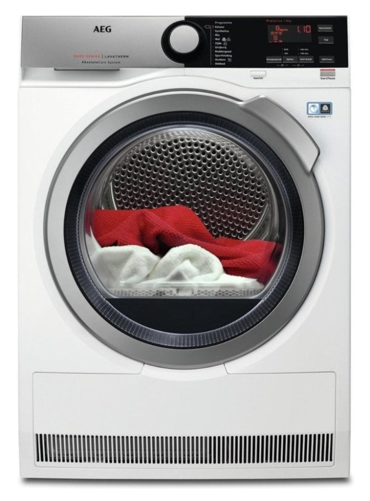 Warmtepompdroger AEG 8000 Serie 8Kg/A++.