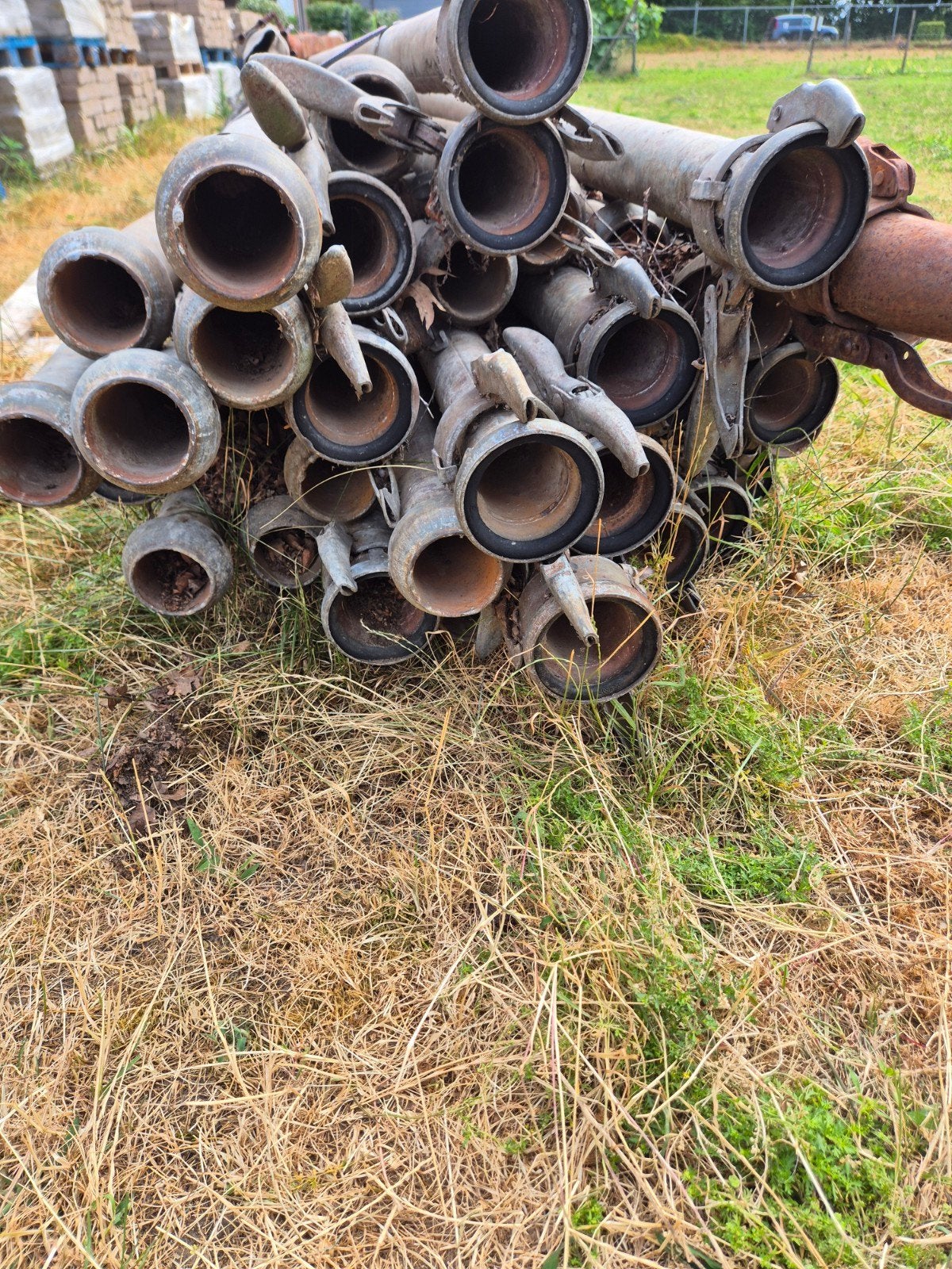 Beregenings buizen, Gebruikt, 6 meter of meer, Aluminium, Ophalen of Verzenden