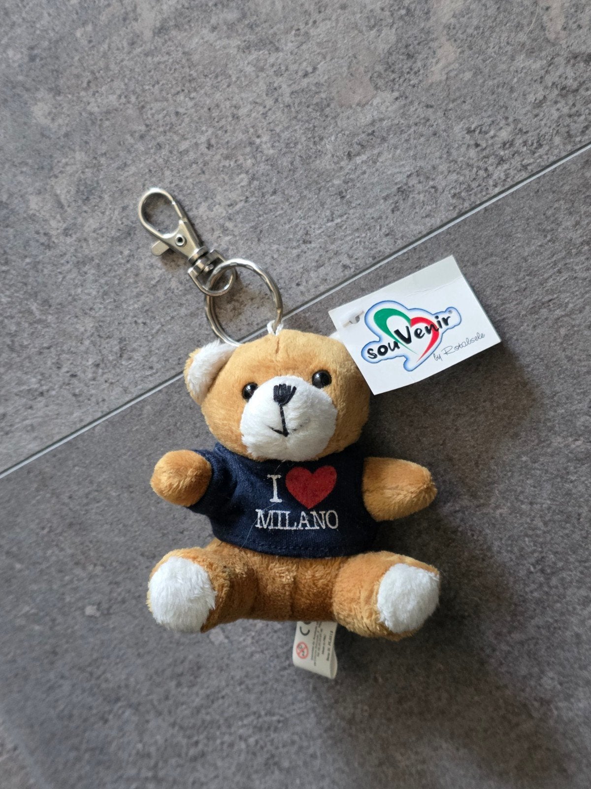 Sleutelhanger pluche knuffelbeer knuffel beer NIEUW, Ophalen of Verzenden, Nieuw, Knuffel of Figuurtje