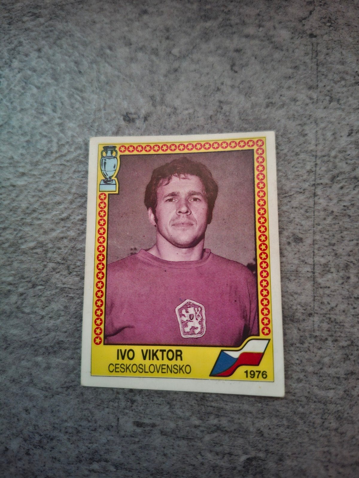 Panini Euro 88 Duitsland. Ivo Viktor Tjechoslowakije 1976, Ophalen of Verzenden, Zo goed als nieuw, Sticker