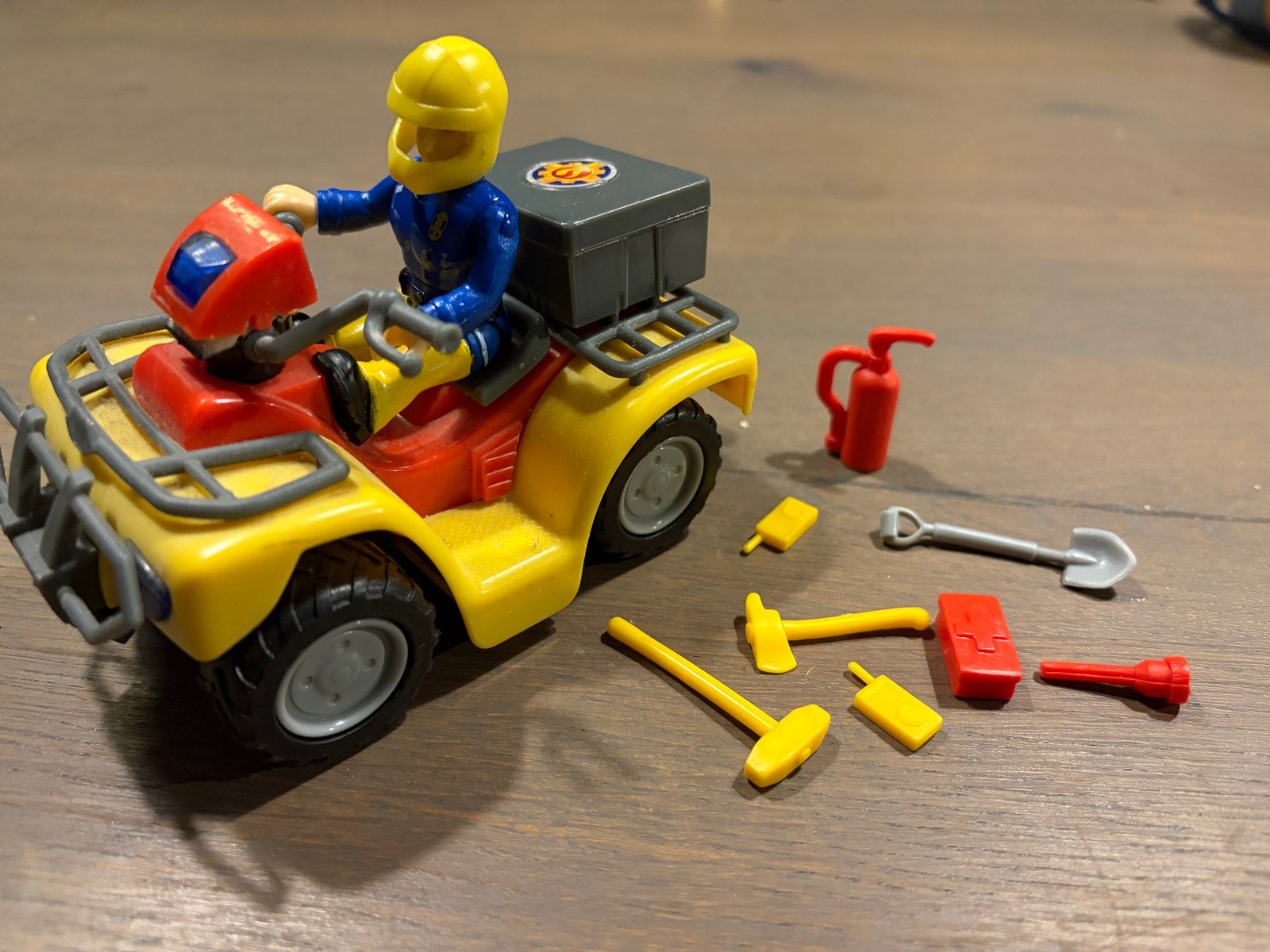 Brandweerman Sam Quad met figuur en accessoires, Ophalen, Gebruikt