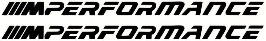 BMW M Performance sticker set #1, Verzenden