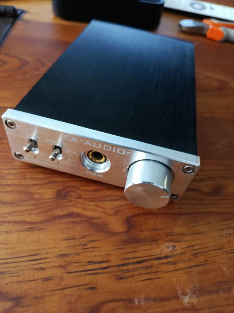 FX-Audio DAC-X6 DAC en Hoofdtelefoonversterker, Audio, Tv en Foto, Converters, Ophalen of Verzenden, Zo goed als nieuw