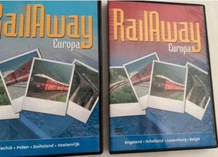 Railaway Europa DVD Boxset: Engeland, Schotland, Luxemburg,, Ophalen of Verzenden, Zo goed als nieuw, Trein, Boek of Tijdschrift