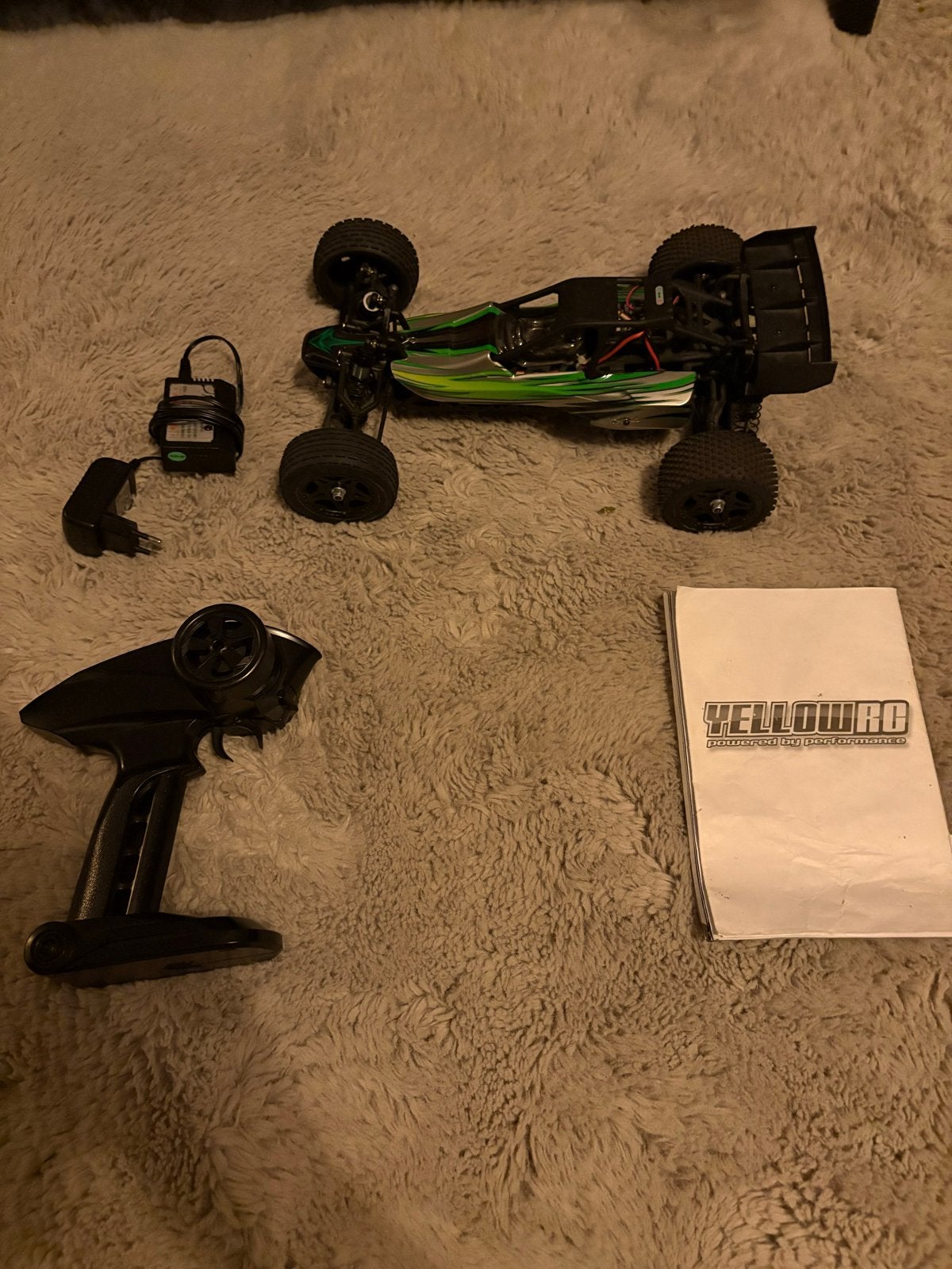Yellow RC Race Auto Dune Racer 1/12 Brushless Motor, Elektro, Auto offroad, Ophalen of Verzenden, Zo goed als nieuw