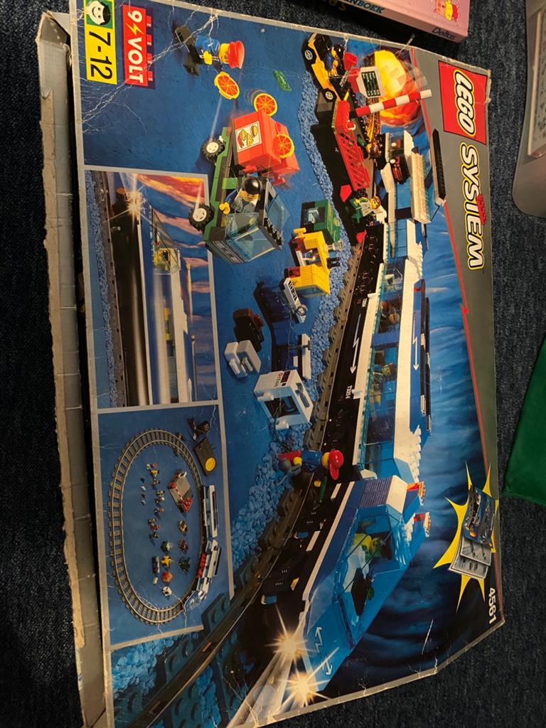 Lego Trein 4561 - Goederentrein met rails en accessoires, Kinderen en Baby's, Speelgoed | Duplo en Lego, Ophalen, Lego, Inclusief doos