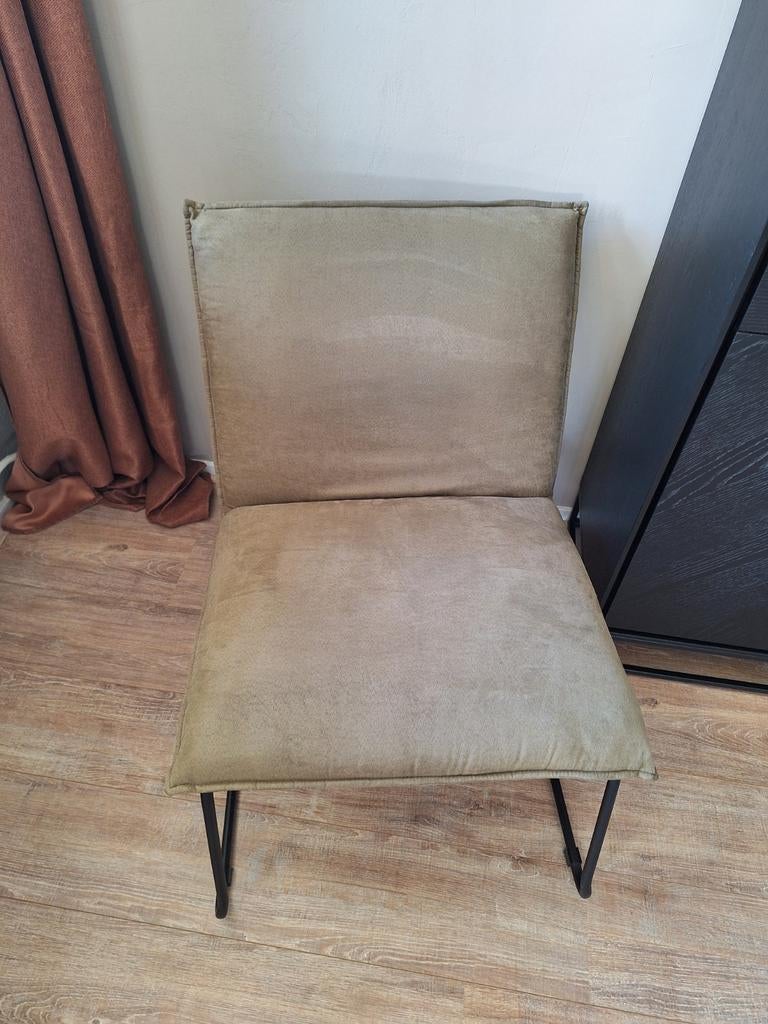 Fauteuil olijf groen, Huis en Inrichting, Stoelen, Ophalen, Overige kleuren, Eén