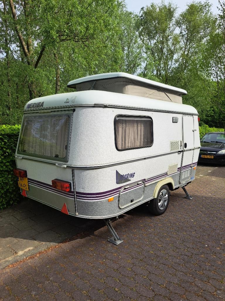 Eriba touring triton, Caravans en Kamperen, Caravans, Particulier, tot en met 2, 500 - 750 kg, Standaardzit, Eriba, Omvormbare zithoek