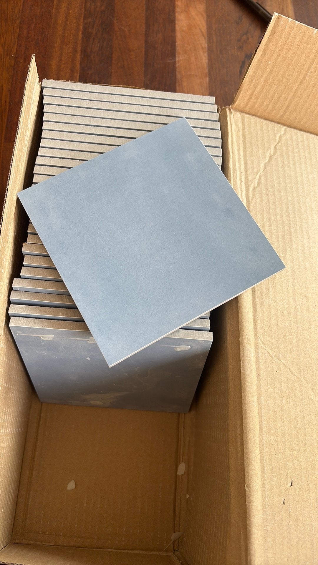 licht blauwe tegels, Ophalen, Minder dan 5 m², Wandtegels, Keramiek