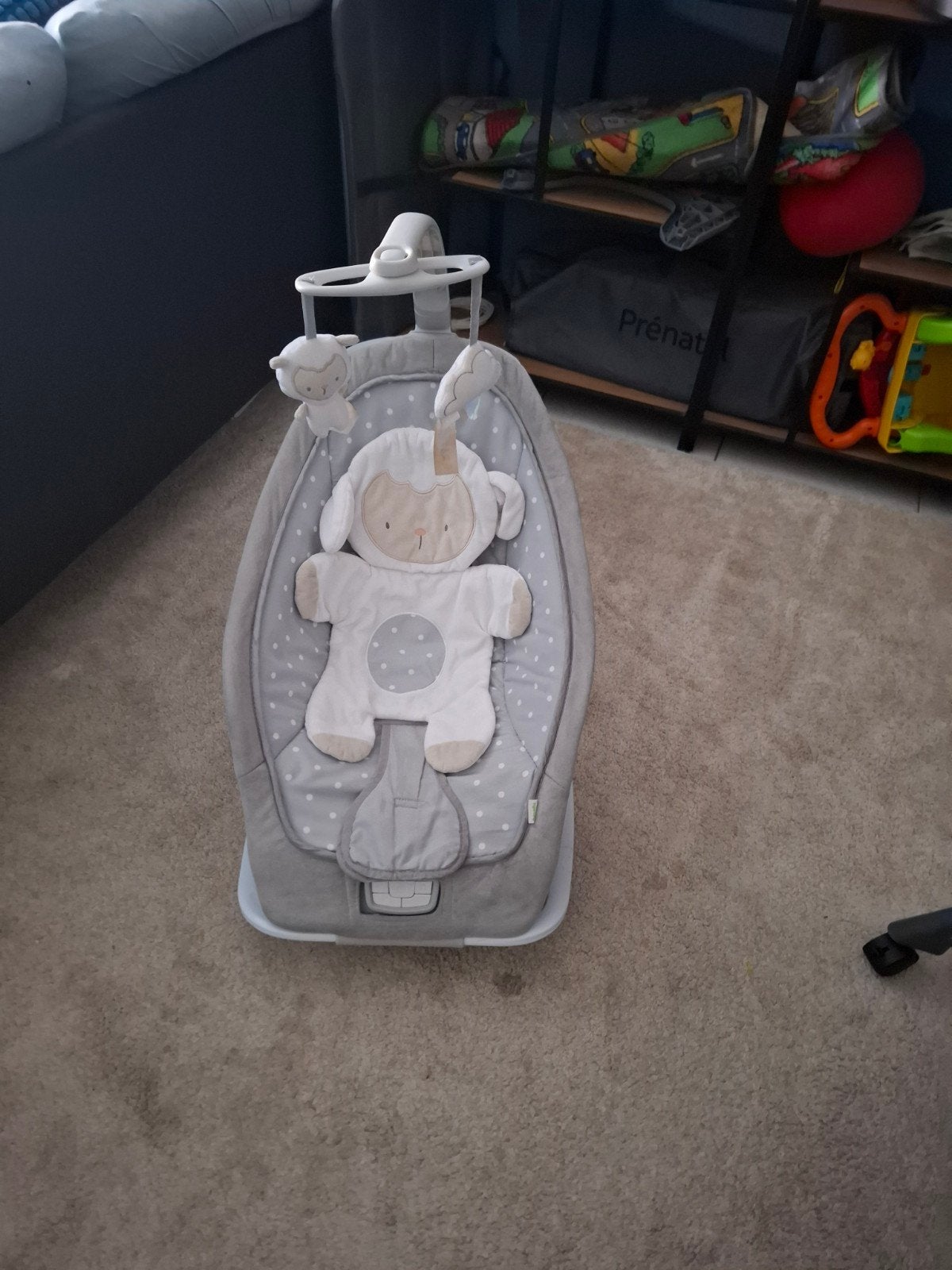 Wipstoel met schommelfunctie en muziek, Kinderen en Baby's, Wipstoeltjes, Ophalen, Gebruikt, Verstelbaar