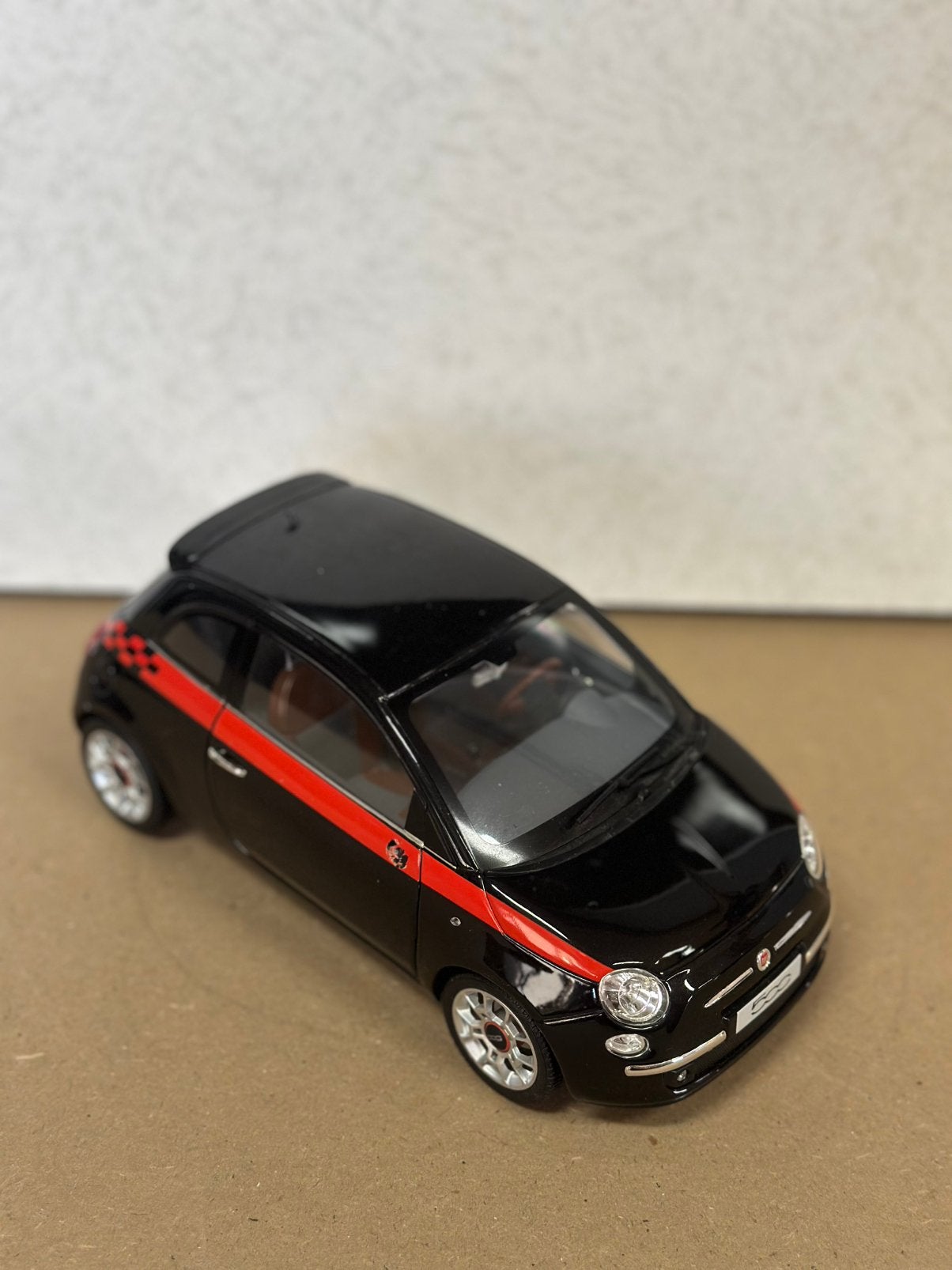 Fiat 500 modelauto 1:18 norev, Ophalen of Verzenden, Gebruikt, Auto, Norev
