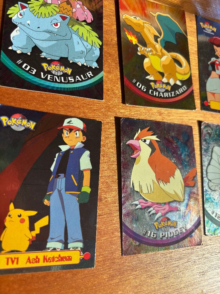 27 Pokémon Topps-kaarten uit 1999, Ophalen of Verzenden, Gebruikt, Meerdere kaarten, Foil