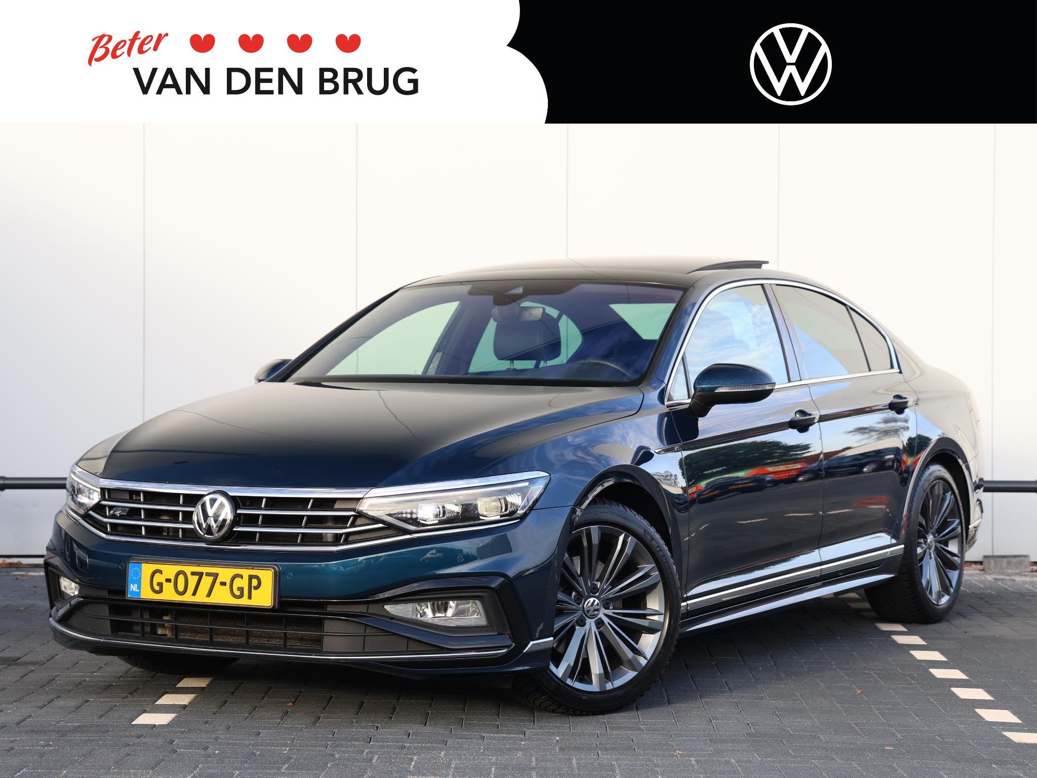 Volkswagen Passat 1.5 TSI Elegance Business R 150 pk DSG | R, Auto's, 4 cilinders, Blauw, Origineel Nederlands, Bedrijf